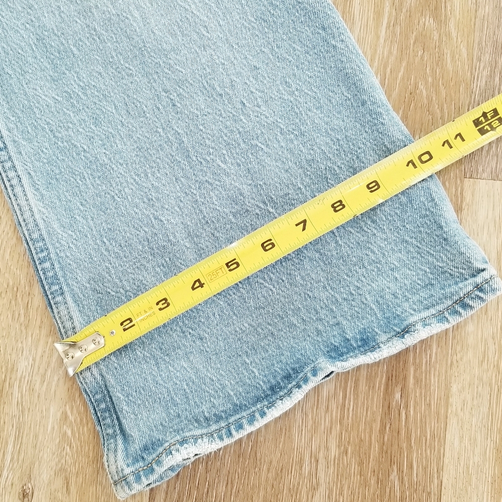 Levi's 70's High Flare High Waist Wide Leg Flare Denim Vintage Inspired Jeans 29 - Picture 9 of 16
